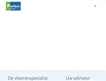 Tablet Screenshot of perfectvloerenonderhoud.nl